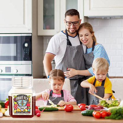Fruit Fly Trap Attractant Easy Indoor Lure for Kitchens & Dining Areas
