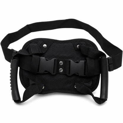 Adjustable Passenger Grip Belt Reinforced Rear Handle Strap for Motorcycle & Powersports Riding