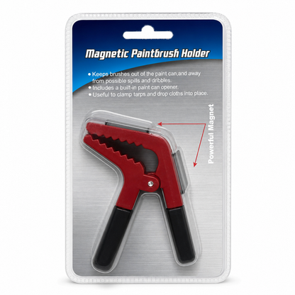 Magnetic Paint Brush Holder Clip Hands-Free Universal Clamp for Cleaner, Easier Painting
