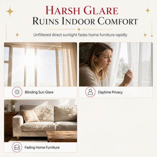 Embroidered Christmas Sheer Curtain Snowflake & Bell Window Decor for a Cozy Holiday Home