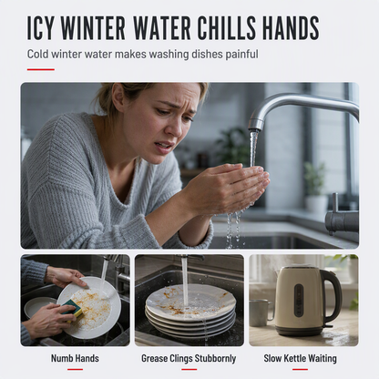 Instant-heating electric water faucet for the kitchen
