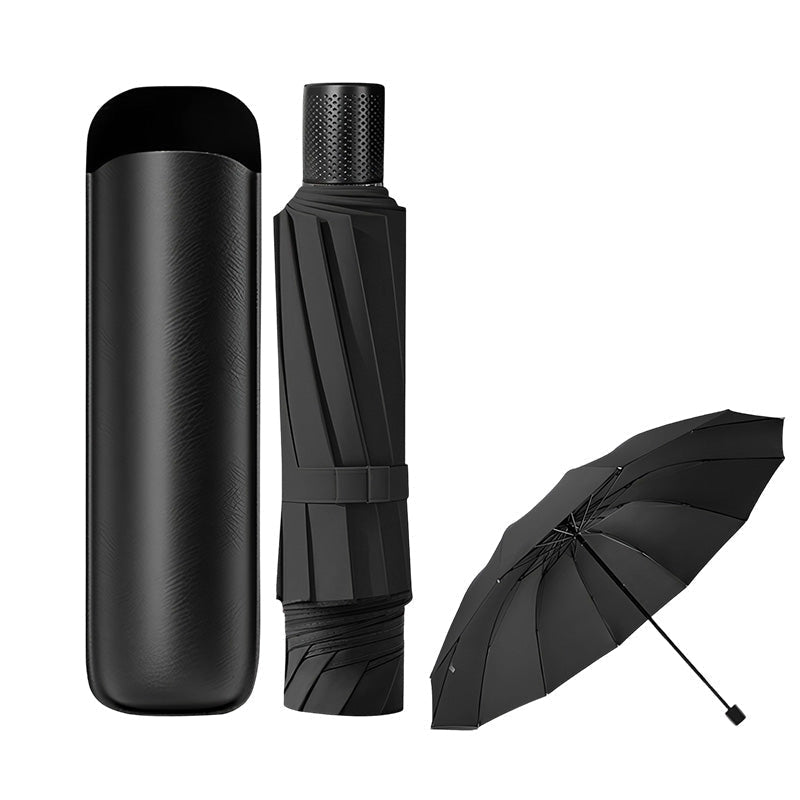 Extra-Large Reverse Folding Umbrella 125cm Canopy, 12-Rib Windproof Design & UPF50+ Sun Protection