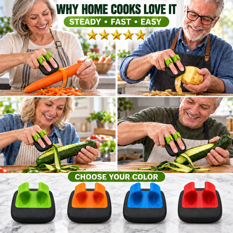 2026!Ergonomic Two-Finger Fruit and Vegetable Peeler