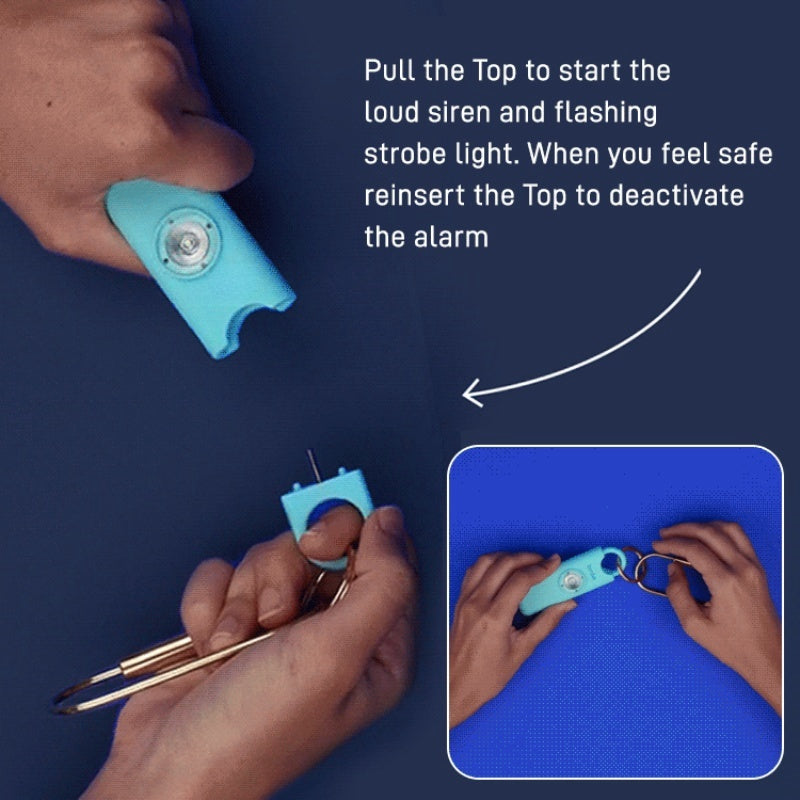 2026! 130dB Flashing Loud Siren Alarm emergency security with flashing light & powerful siren. Keep your home