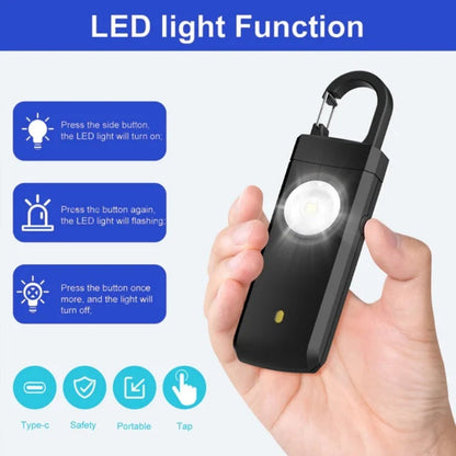 2026! 130dB Flashing Loud Siren Alarm emergency security with flashing light & powerful siren. Keep your home