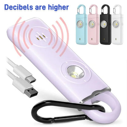 2026! 130dB Flashing Loud Siren Alarm emergency security with flashing light & powerful siren. Keep your home