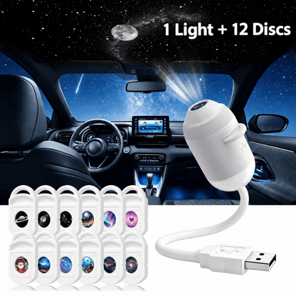 2-in-1 Galaxy Projector Night Light