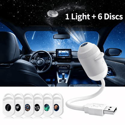 2-in-1 Galaxy Projector Night Light