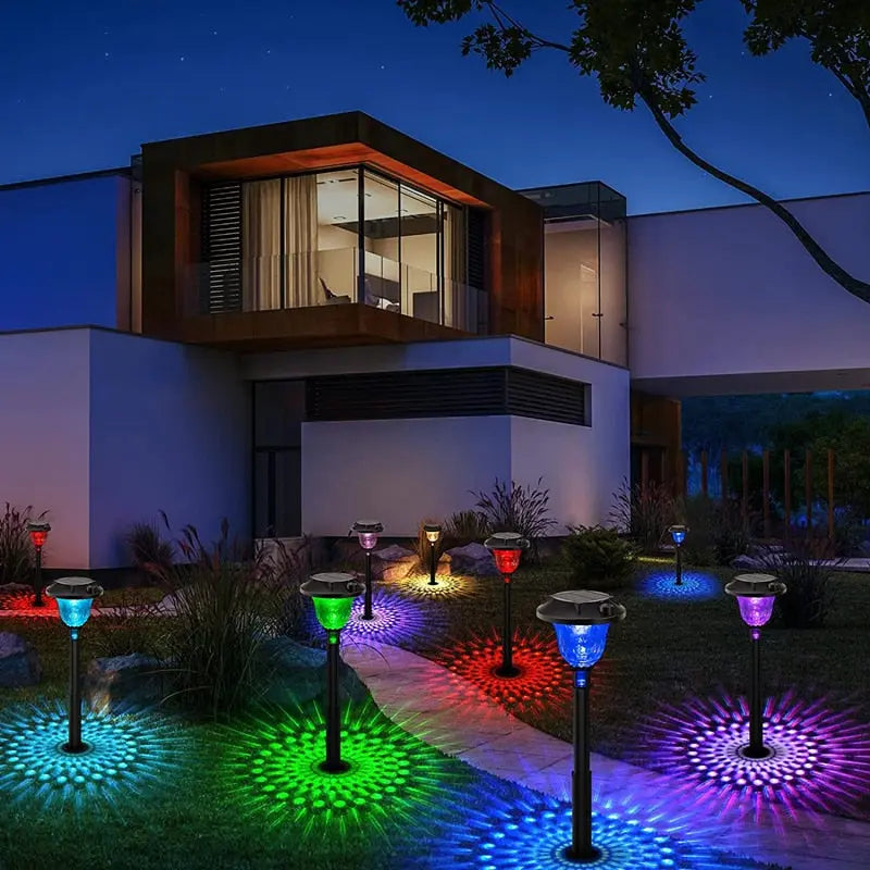 Rainbow Solar Projection Lights