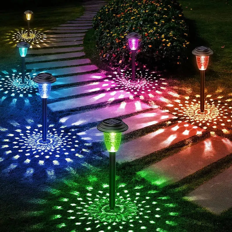 Rainbow Solar Projection Lights