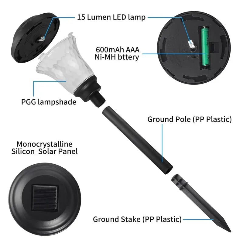 Rainbow Solar Projection Lights