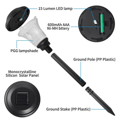Rainbow Solar Projection Lights