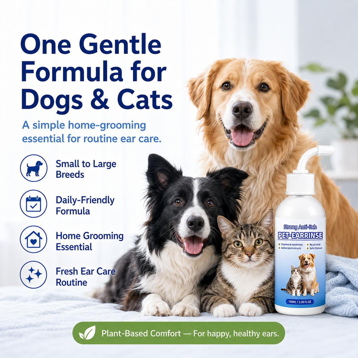 Gentle Pet Ear Cleanser