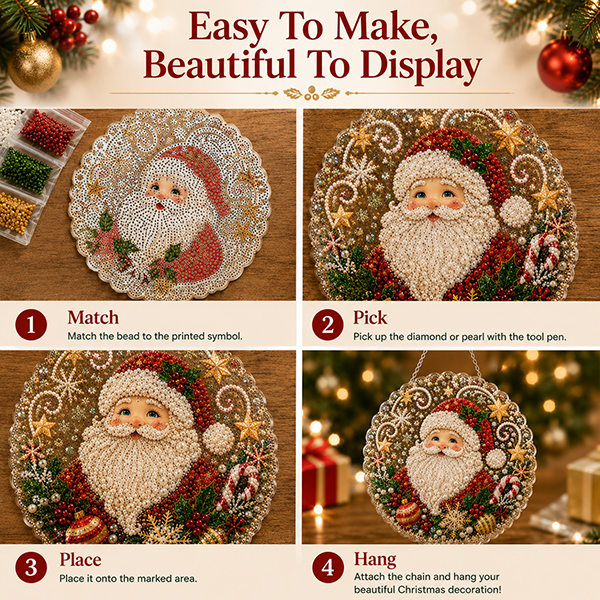 Christmas Diamond Suncatcher Kit