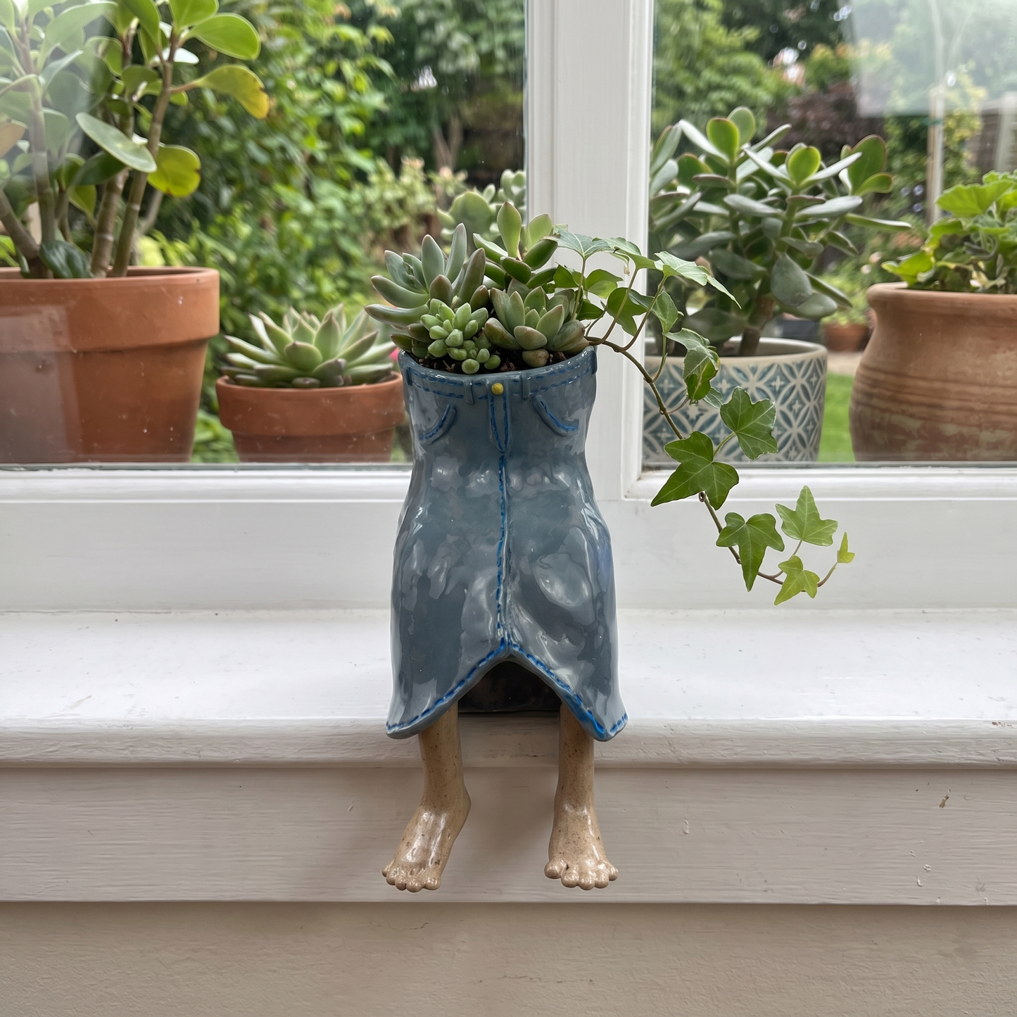Dangling Legs Planter Pot
