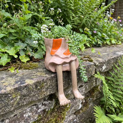Dangling Legs Planter Pot
