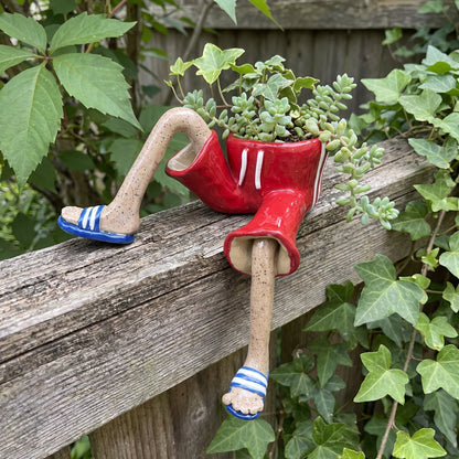 Dangling Legs Planter Pot