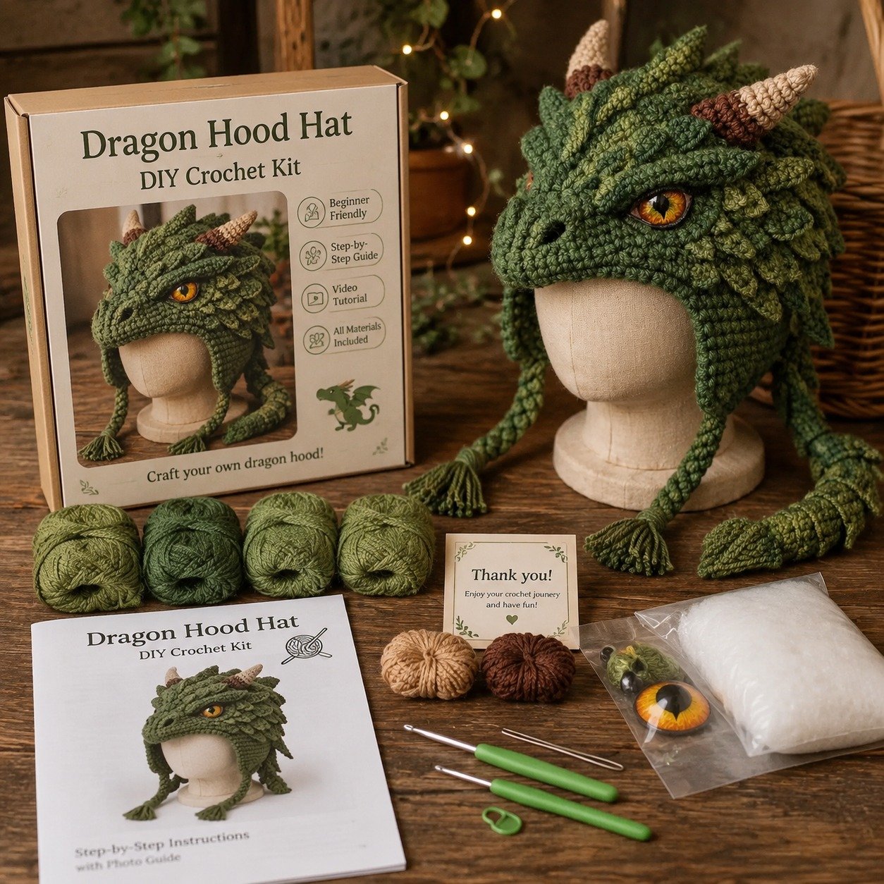 Fantasy Crochet Hood Kit