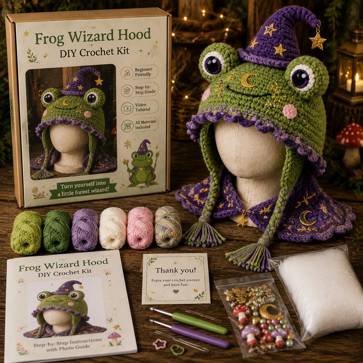 Fantasy Crochet Hood Kit