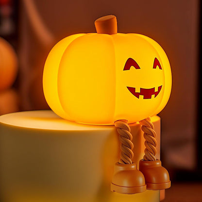 Rechargeable Silicone Pumpkin Light