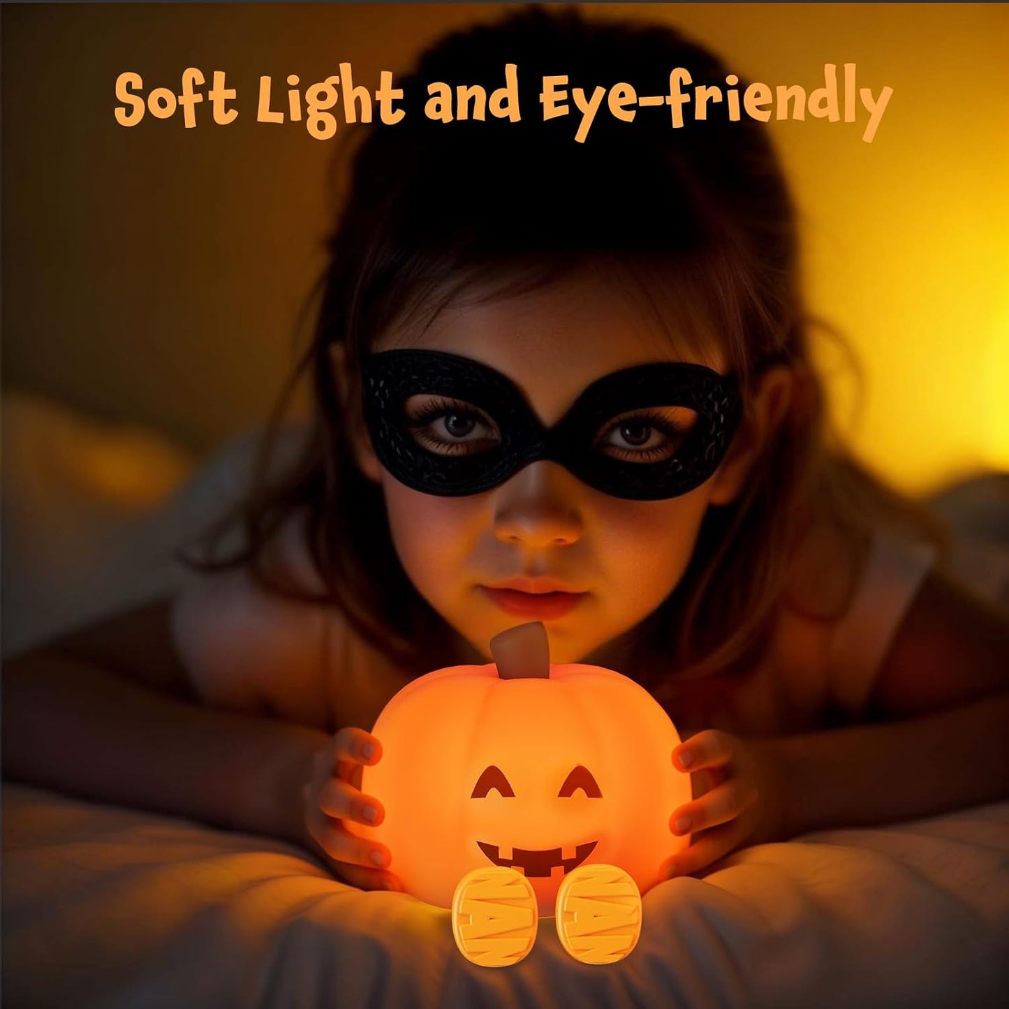 Rechargeable Silicone Pumpkin Light