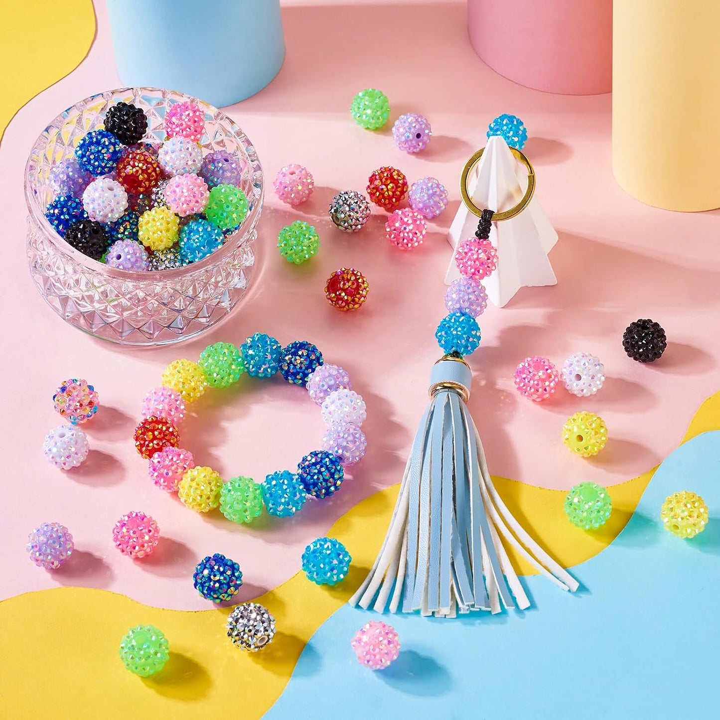 Colorful Rhinestone Craft Beads