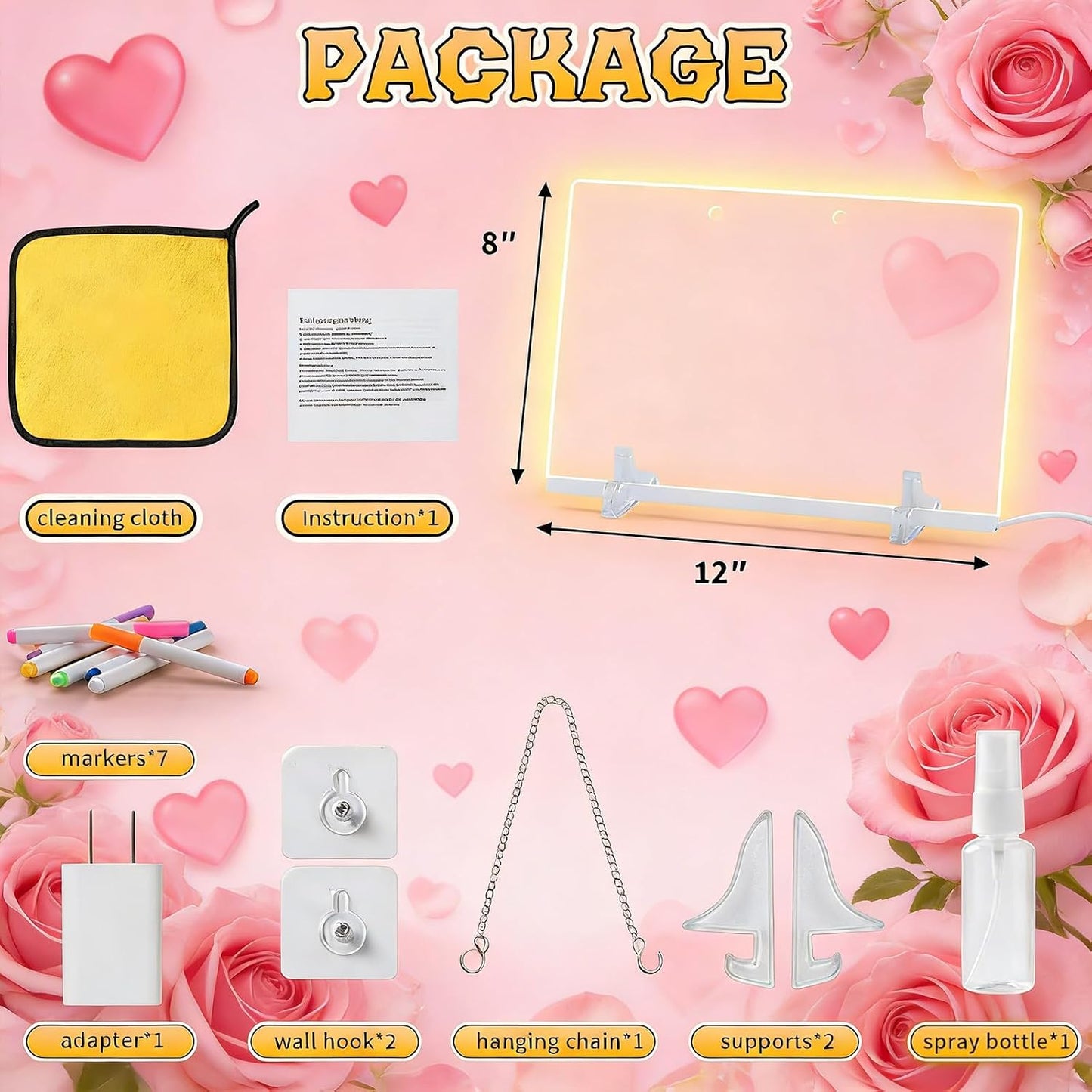 LED Acrylic Drawing Board