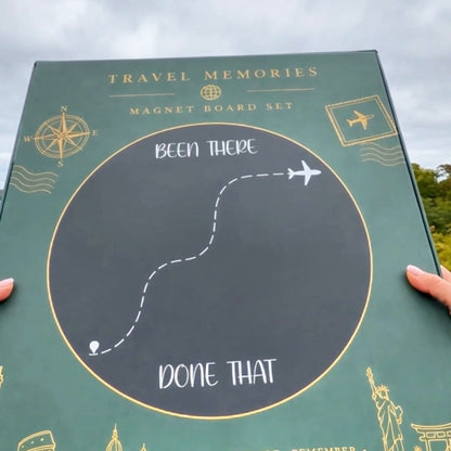 Been There, Done That Travel Magnet Display Board