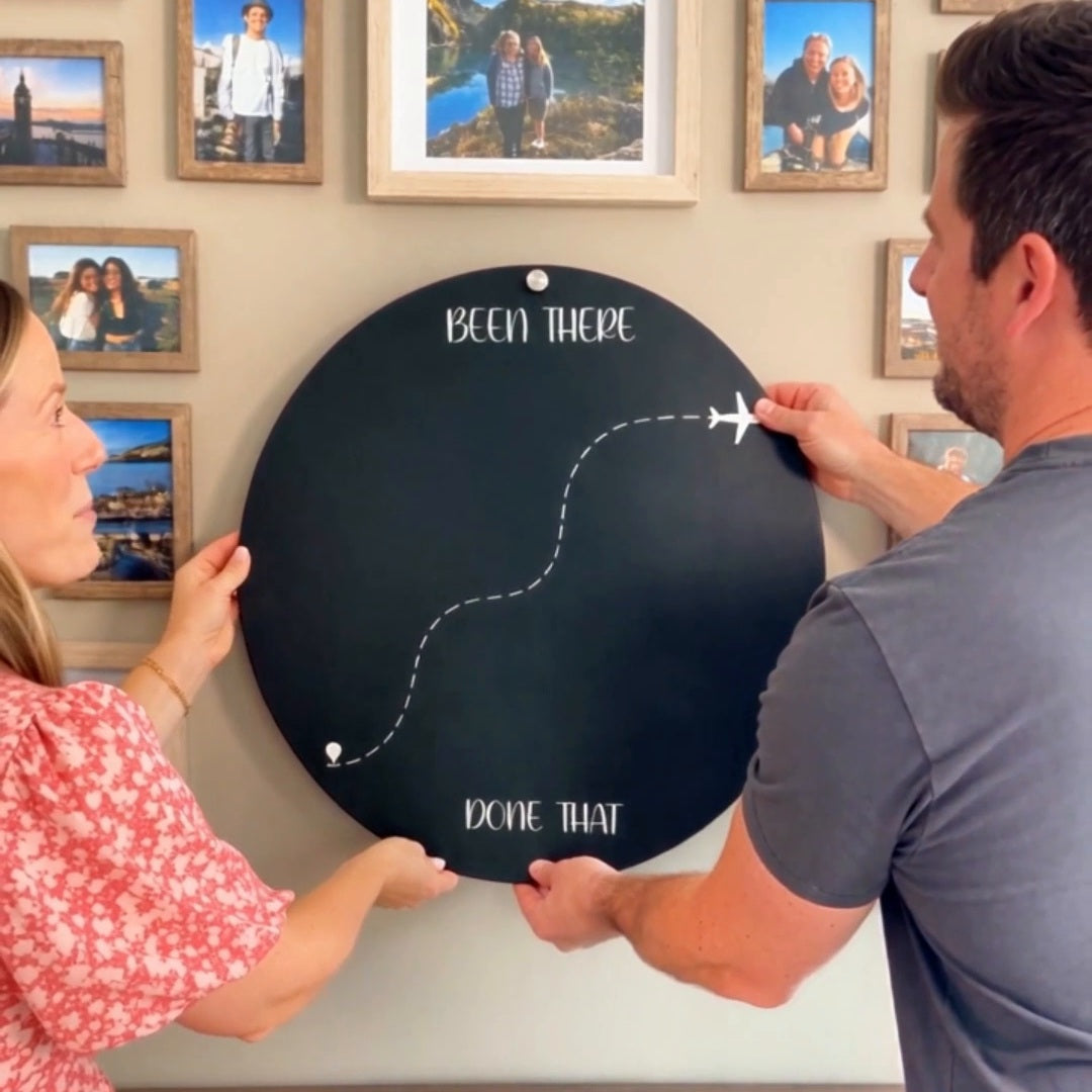 Been There, Done That Travel Magnet Display Board