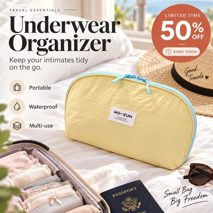 Special Price Portable Underwear Travel Organizer Separate Storage for Bras, Panties & Socks