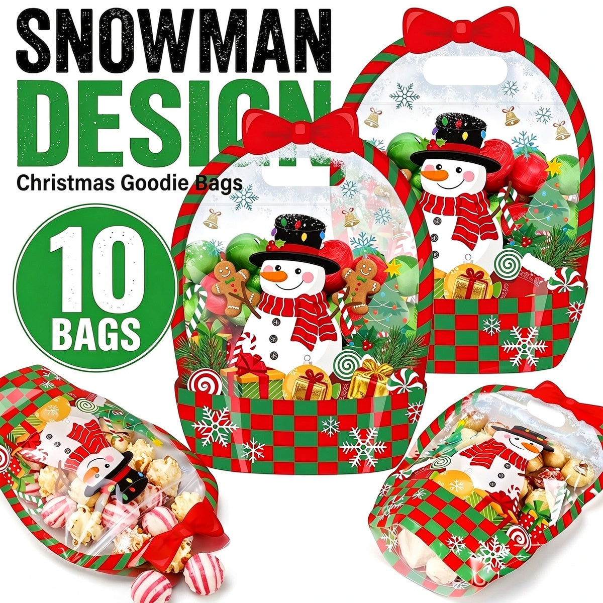 Holiday Treat Bags with Handles