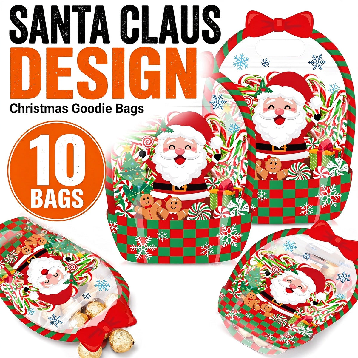 Holiday Treat Bags with Handles