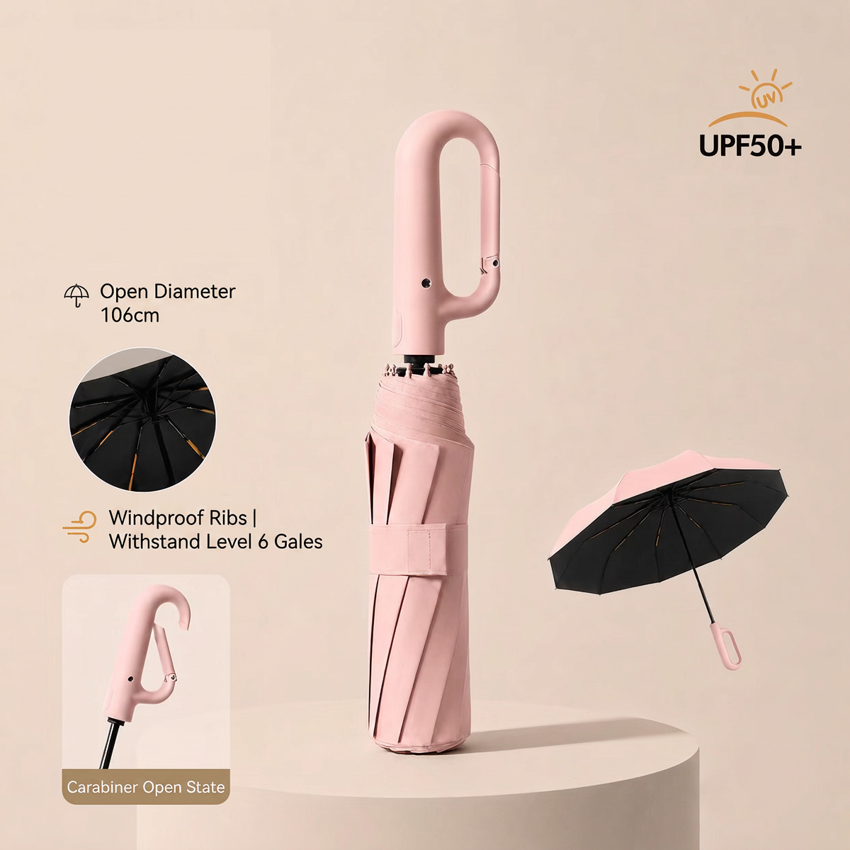 Automatic Folding Windproof Umbrella