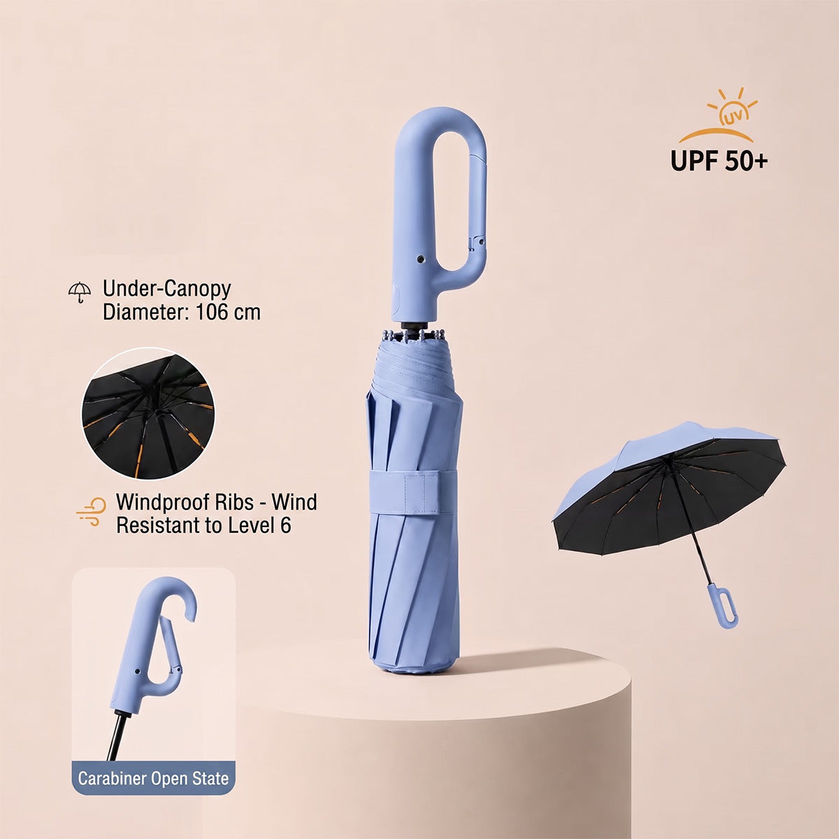 Automatic Folding Windproof Umbrella