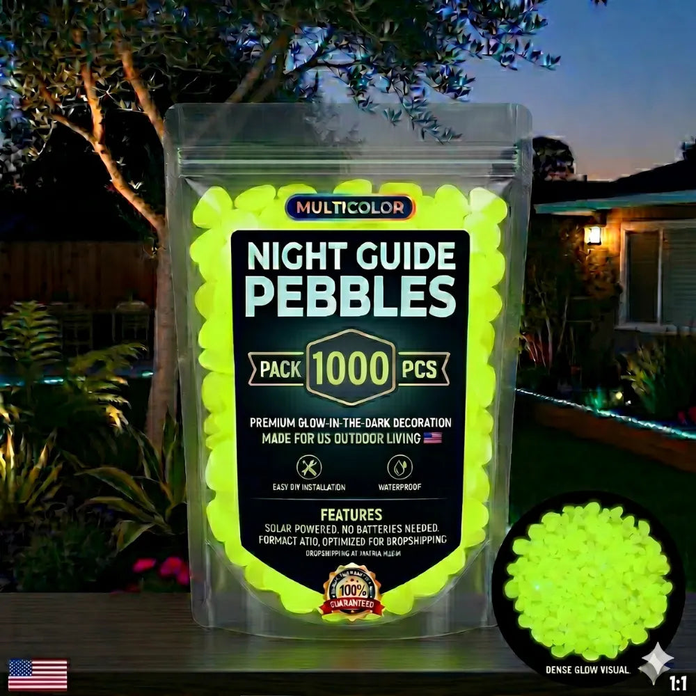Glow-In-The-Dark Garden Stones